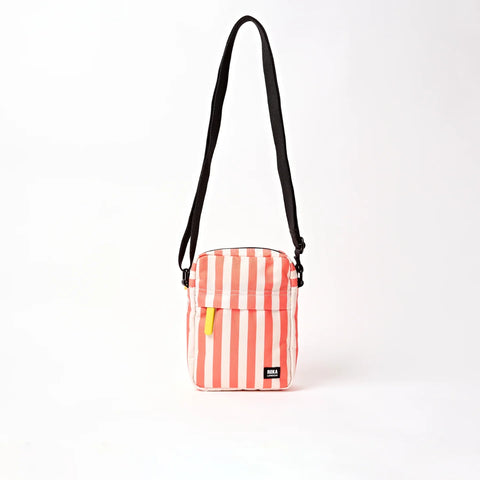 Roka London Bond Crossbody In Coral Stripe