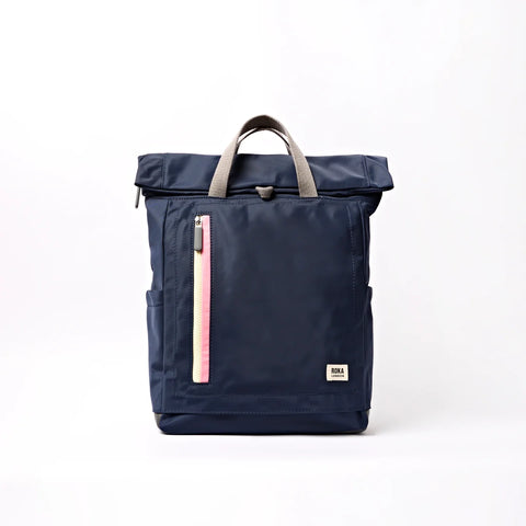 Roka London Camden J Medium Backpack In Midnight Stripe