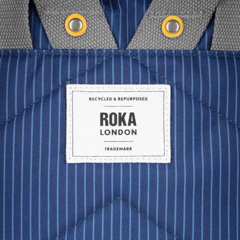 Roka London Canfield B Dark Wash Recycled Canvas Medium CANFBMRCPSD