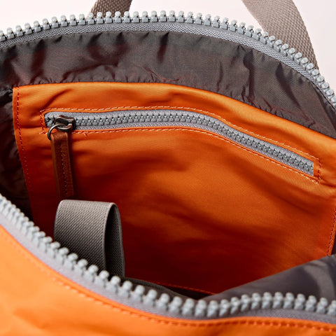 Roka London Canfield Small Backpack In Jaffa Orange
