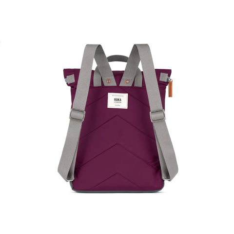 Roka London Canfield B Medium Royal Burgundy Recycled Nylon
