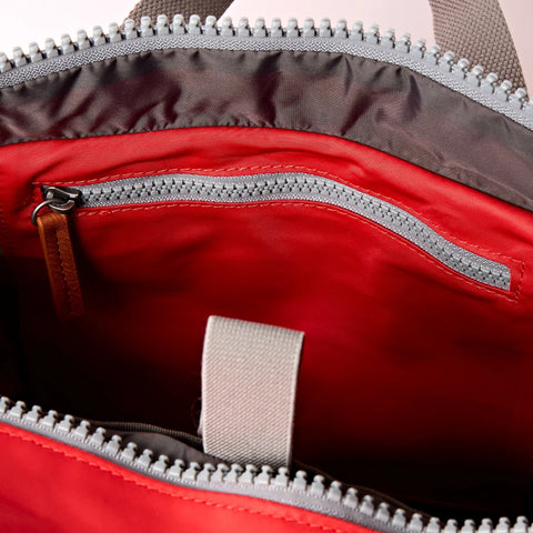 Roka London Canfield Small Backpack In Scarlet