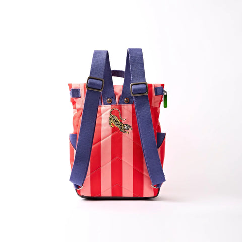 Roka London Canfield Small Backpack In Circus Print