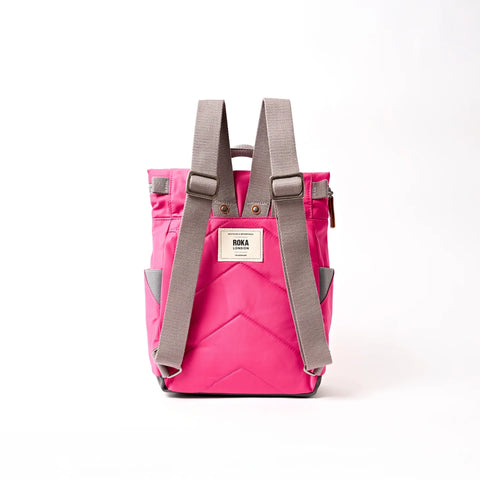 Roka London Canfield Small Backpack In Granita Red