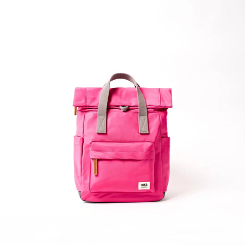 Roka London Canfield Small Backpack In Granita Red