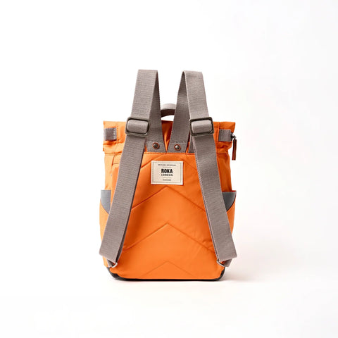 Roka London Canfield Small Backpack In Jaffa Orange