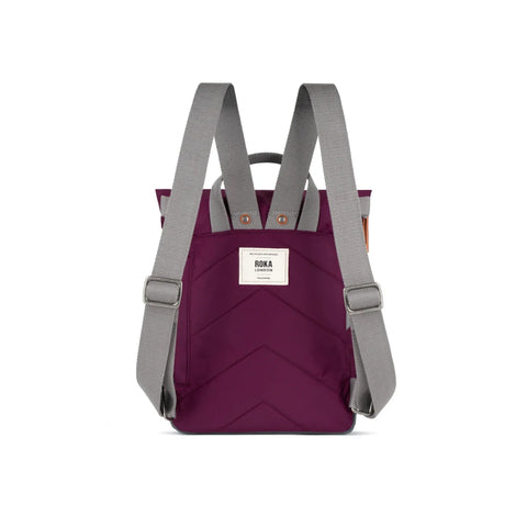 Roka London Canfield B Small Royal Burgundy Recycled Nylon