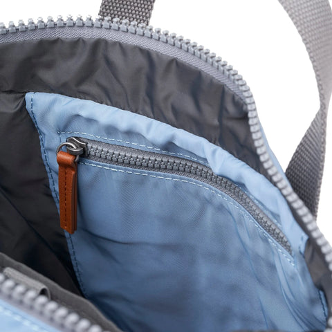 Roka London Canfield B Small Retro Blue Recycled Nylon