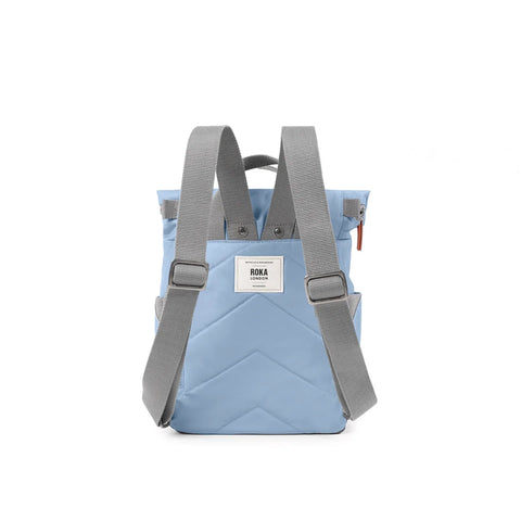 Roka London Canfield B Small Retro Blue Recycled Nylon