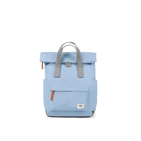 Roka London Canfield B Small Retro Blue Recycled Nylon