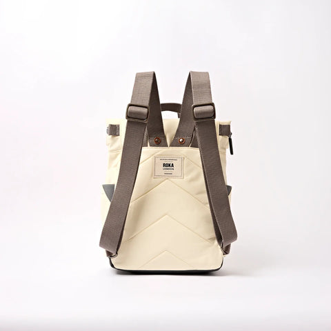 Roka London Canfield Small Backpack In Wax Paper Stripe