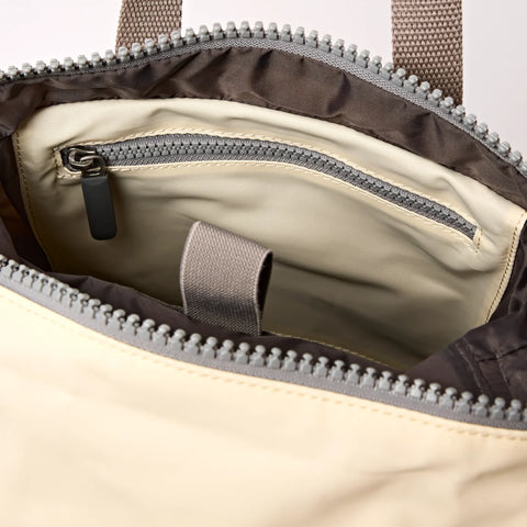 Roka London Canfield Small Backpack In Wax Paper Stripe