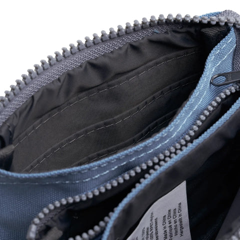 Roka London Carnaby Small Retro Blue Recycled Canvas