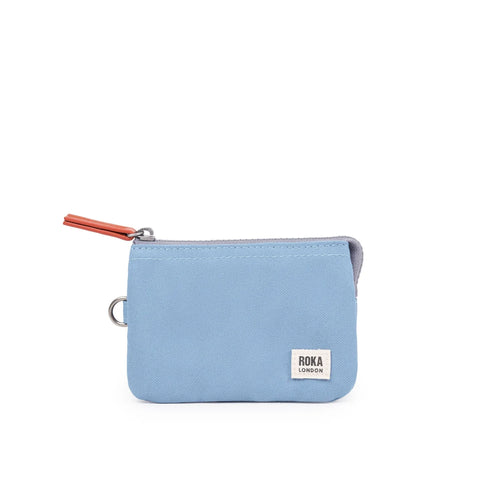 Roka London Carnaby Small Retro Blue Recycled Canvas