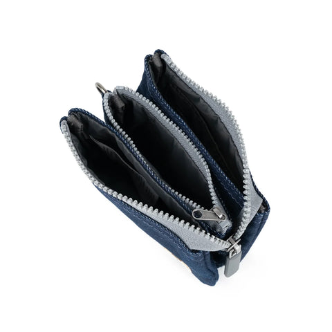 Roka London Carnaby Small Dark Denim Cotton