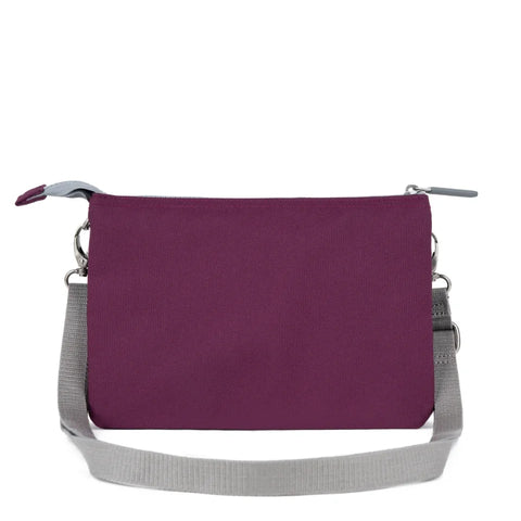 Roka London Carnaby Crossbody In Cherry Lacquer Canvas