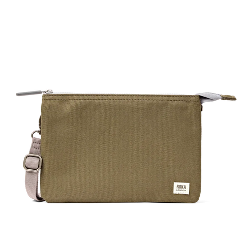 Roka London Carnaby Crossbody In Sea Spray Canvas