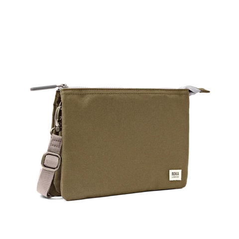 Roka London Carnaby Crossbody In Sea Spray Canvas