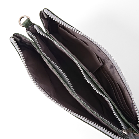 Roka London Carnaby Crossbody In Thunderstorm Canvas