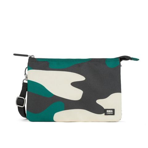 Roka London Carnaby Crossbody Bag In Urban Rose Camo Camvas