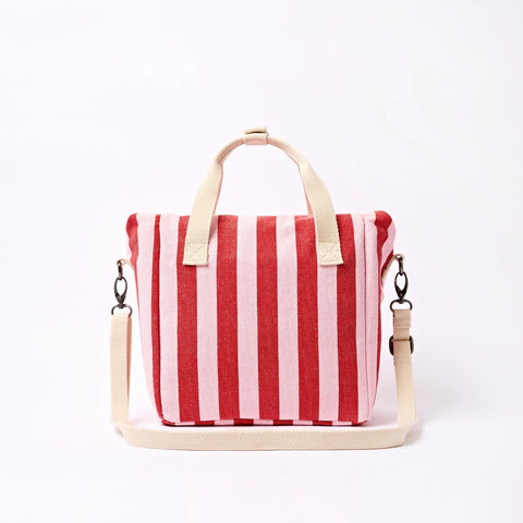 Roka London Hampstead Lunch Bag In Strawberry Stripe