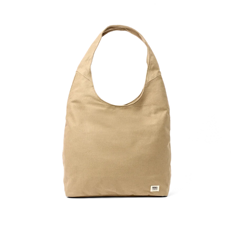 Roka London Hoxton Shoulder Bag In Safari Cotton Canvas