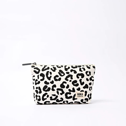 Roka London Maida Vale Small Pouch In Summer Leopard