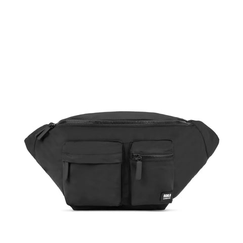 Roka London Recycled Nylon Oval All Black Extra Large
