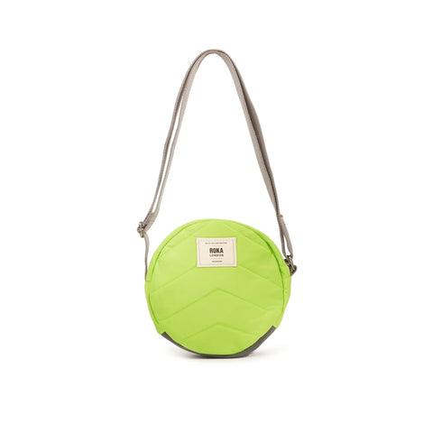 Roka London Paddington B Crossbody Small Lime Recycled Nylon