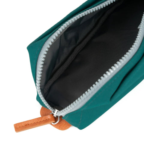 Roka London Pimlico Teal Recycled Canvas Small