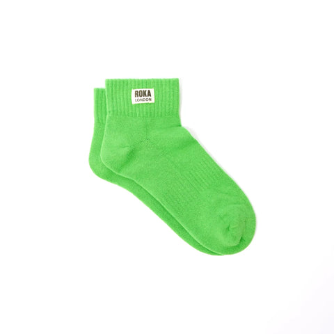 Roka London Wembley Ankle Sock Online Lime