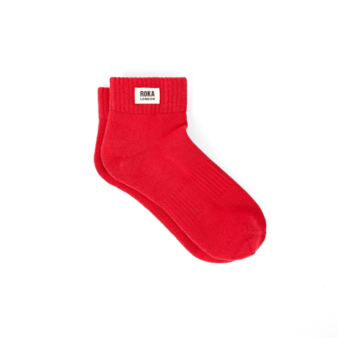 Roka London Wembley Socks In Chilli Oil