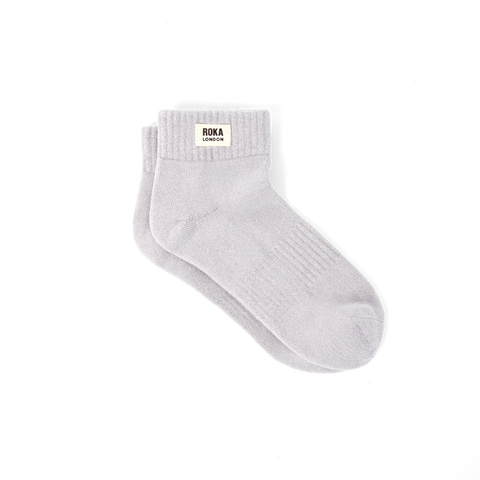 Roka London Wembley Socks In Dove Grey