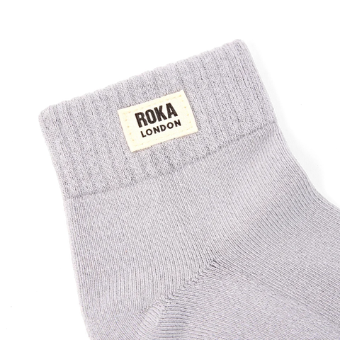 Roka London Wembley Socks In Dove Grey