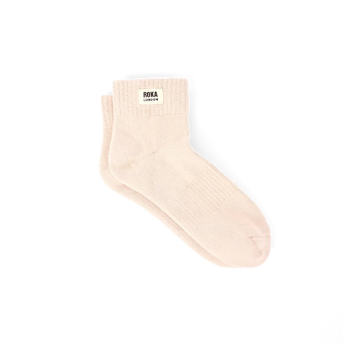 Roka London Wembley Socks In Ecru
