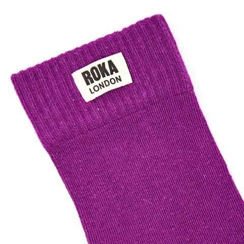 Roka London Wimbledon Socks In Mulberry