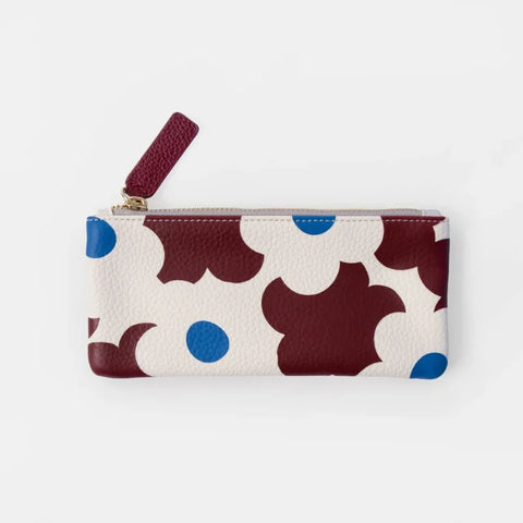 Caroline Gardner Gifts RPC103 Wine Flower Rectangle Pencil Case