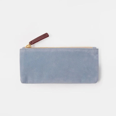 Caroline Gardner Gifts Blue Velvet Rectangle Pencil Case RPC104