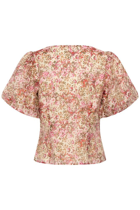 Saint Tropez Rainie Blouse In Ballerina Brushed Blooms