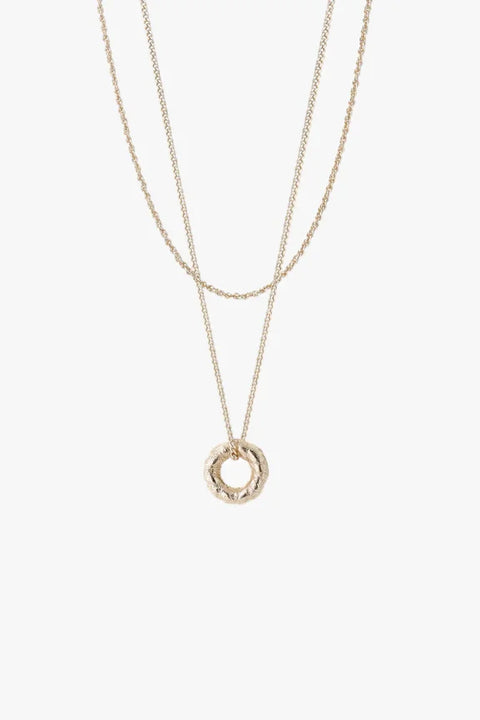 Tutti & Co NE693G Reef Necklace Gold