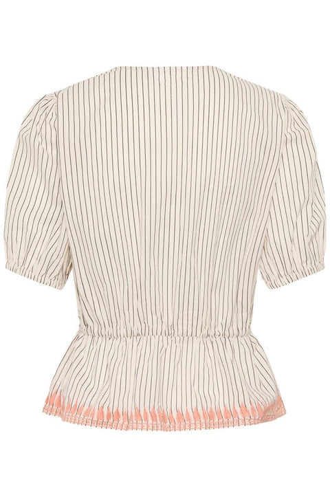 Saint Tropez Revelina Blouse In Turtledove
