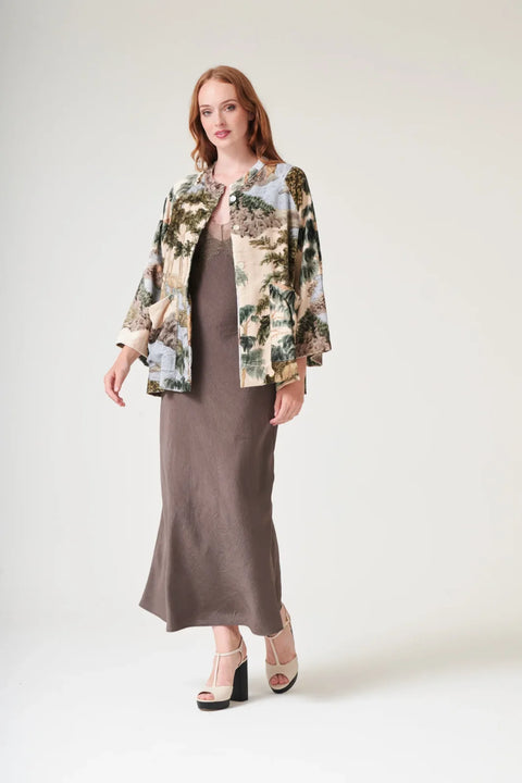 One Hundred Stars River And Trees Velvet Jacket