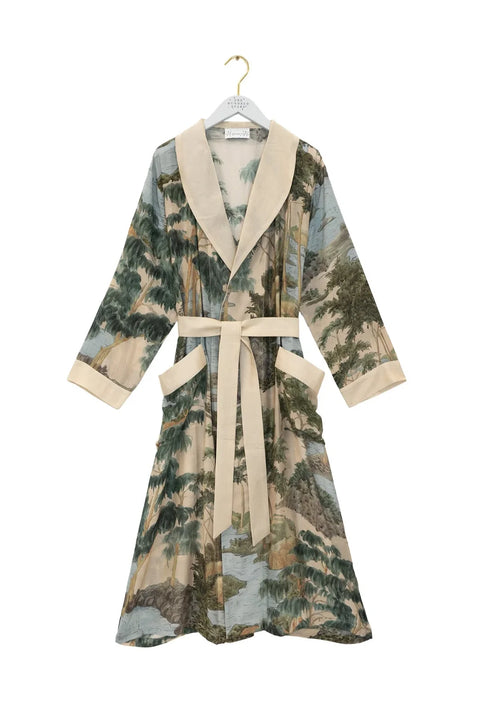 One Hundred Stars River And Trees Natural Gown