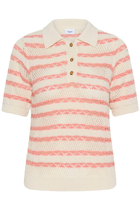 Saint Tropez Rosetta Pullover In Blooming Dahlia