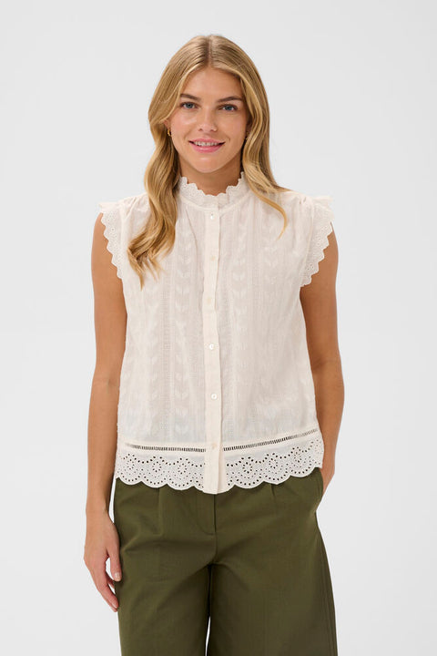 Saint Tropez Rowyn Shirt In Ice