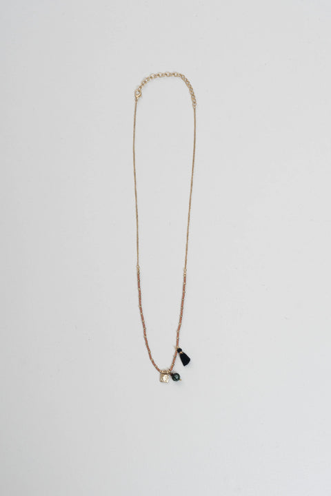 Indi & Cold SE680 Necklace In Terracota