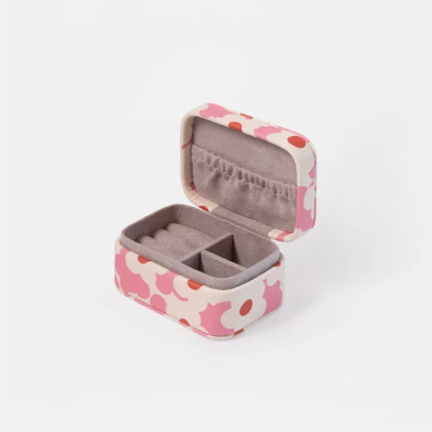 Caroline Gardner Gifts Pink/Orange Flower Small Jewellery Box SJB101