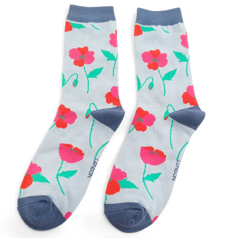 Miss Sparrow SKS443 Poppy Powder Blue
