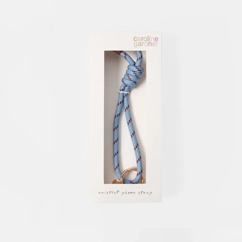 Caroline Gardner Gifts Blue/Wine Wristlet Phone Strap SPS106