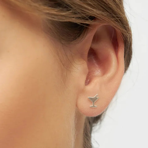 LULU Copenhagen LULU1035 Saturday Ear stud In Silver